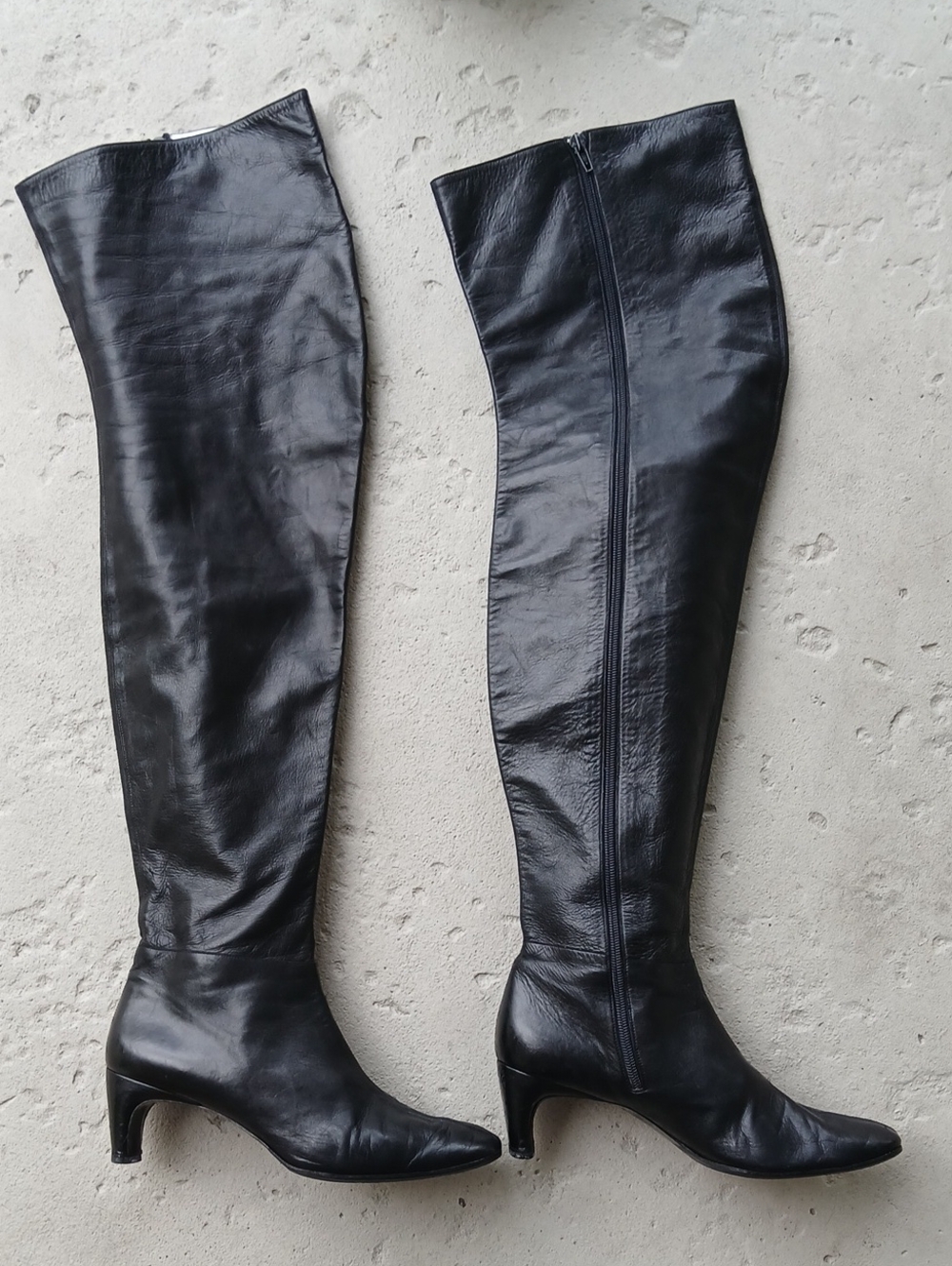 Philippe Model over the knee Leather Boots